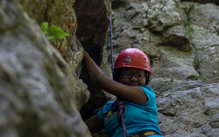 rock climbing outdoor leadership course in DC